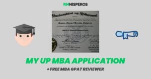 up mba application