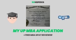 Blog 3 up mba application