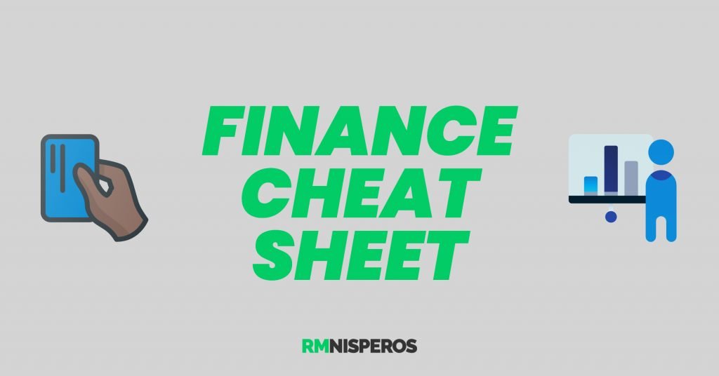 Finance Cheat Sheet: Formulas and Concepts 2